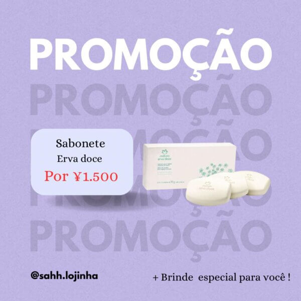 Natura Sabonete em barra erva doce