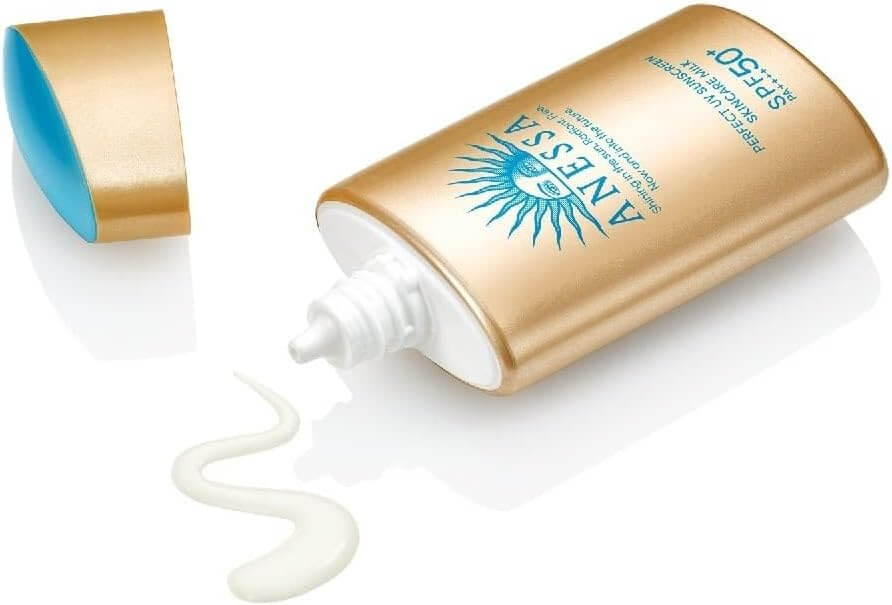 51HoRBuvtxL._AC_SL1020_ ANESSA Perfect UV Sunscreen Skincare Milk – Protetor Solar Facial e Corporal FPS 50+ PA++++ - Imagem 1