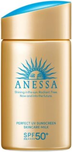 ANESSA Perfect UV Sunscreen Skincare Milk – Protetor Solar Facial e Corporal FPS 50+ PA++++ - Imagem 2