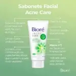 Biore Facial Wash Acne Care – Limpeza Facial Antiacne (130g) - Imagem 2